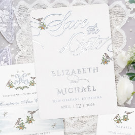 Love Birds Foil Save the Date Folieneinladung