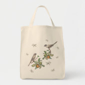 Love Birds Grocery Tote Bag Tragetasche (Vorne)