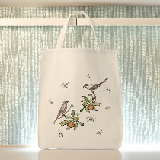 Love Birds Grocery Tote Bag Tragetasche