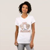 Love Birds Just Married Brie T Shirt (Vorne ganz)