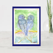 Love Birds Karte (Vorderseite)