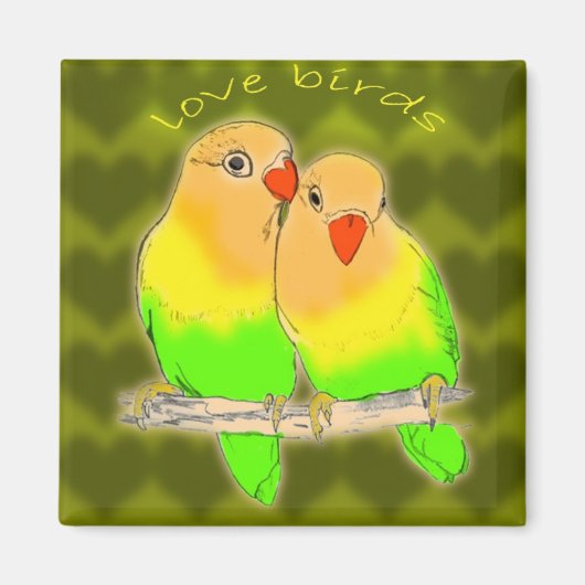 Love Birds Magnet (Vorne)