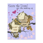 Love Birds Owl Wedding Invites