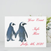 Love Birds Penguin Couple Thunder_Cove (Stehend Vorderseite)