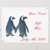 Love Birds Penguin Couple Thunder_Cove (Vorne/Hinten)