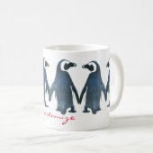 Love Birds Penguin Couple Thunder_Cove Kaffeetasse (VorderseiteRechts)