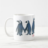 Love Birds Penguin Couple Thunder_Cove Kaffeetasse (Links)
