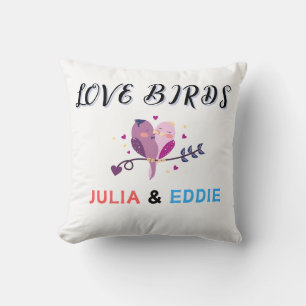 Love Birds Pillow Design Kissen