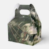 Love Birds + Pine Tree Night Wedding Custom Gefall Geschenkschachtel (Vorderseite)