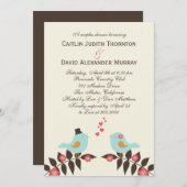 Love Birds Polterabend Einladung (Vorne/Hinten)