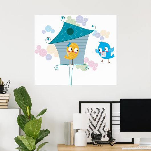 Love Birds Poster (Heimbüro)
