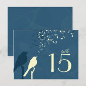 Love Birds Song - Tischnummer (Vorne/Hinten)