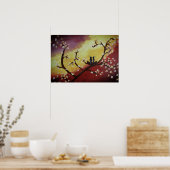 Love Birds Spring Poster (Küche)