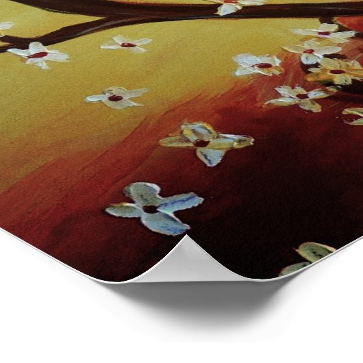 Love Birds Spring Poster (Ecke)