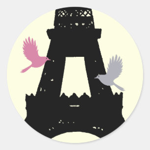 Love Birds Sticker (off white)