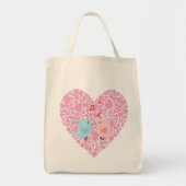 Love Birds Tote Bag Tragetasche (Vorne)