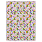 Love Birds Tropical Blume Tischdecke (Vorderseite)