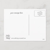 Love Birds Valentinstag Postkarten (Rückseite)