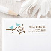 Love Birds Wedding Address Labels (Insitu)