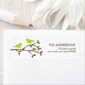 Love Birds Wedding Address Labels (Insitu)