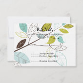 Love Birds Wedding RSVP (Vorderseite)