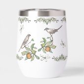 Love Birds Wine Tumbler (Rückseite)