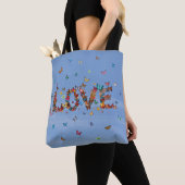 LOVE Blauer Himmel Schmetterlinge | Inspirierende  Tasche (Von Nahem)