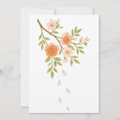 Love blossoms like spring petals. einladung (Rückseite)