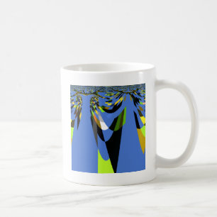 Love Blue African Tribal Motif Design Art Print Kaffeetasse