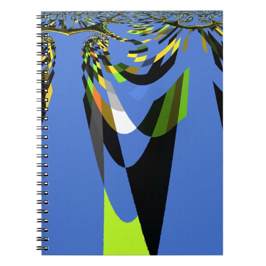 Love Blue African Tribal Motif Design Art Print Notizblock (Vorderseite)