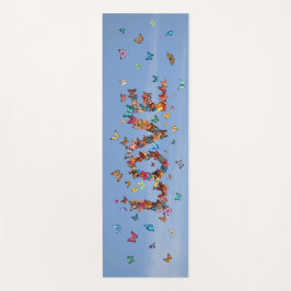 LOVE Blue Sky Butterflies | Inspirational Hope Joy Yogamatte