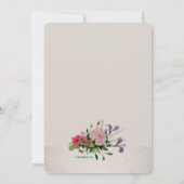 Love Blume Cluster Corner Einladung (Rückseite)