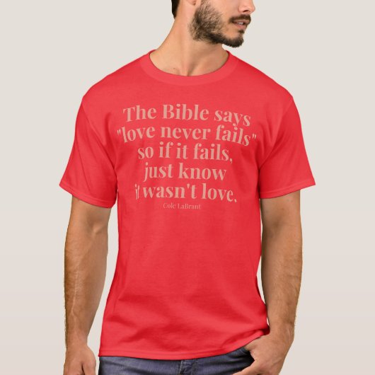 Love Blush vintage T-Shirt (Vorderseite)