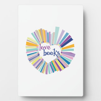 Love Books Fotoplatte