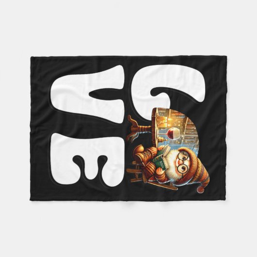 Love Books Teacher Gnome Graphic For Women And Win Fleecedecke (Vorderseite (Horizontal))