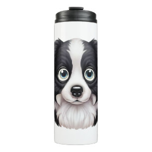Love Border Collie Blick Design Thermosbecher