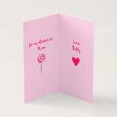 Love Bouquet Flowers Valentine's Day (Innenseite)