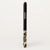 Love braune Jaguar Print mit Ribbon Bow und Name Case-Mate iPhone Hülle (Hinten/Rechts)