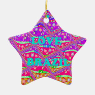 Love Brazil.png Keramik Ornament
