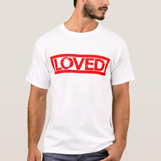 Love Briefmarke T-Shirt (Vorderseite)