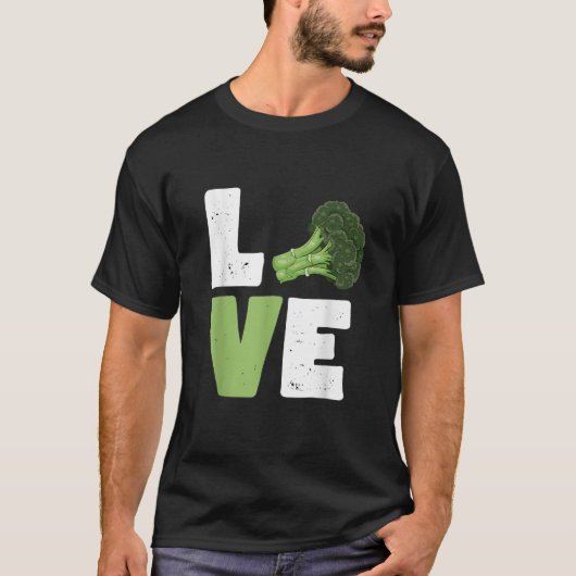 Love broccoli women broccoli Lovers for men and gi T-Shirt (Vorderseite)