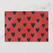 Love Bug Diaper Raffle Ticket   Begleitkarte (Rückseite)