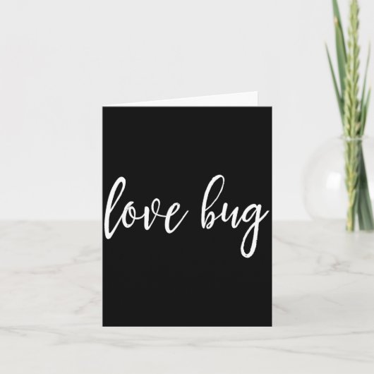 Love Bug For Valentine's Day Karte (Vorderseite)