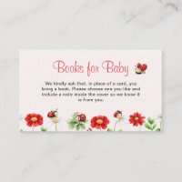 Love Bug Marienkäfer Baby Shower Florale Bücher Fü