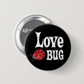Love Bug - Marienkäfer Button (Vorne & Hinten)