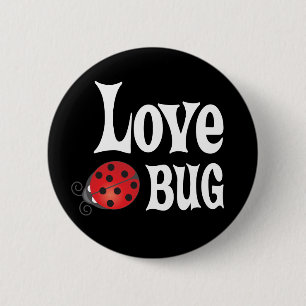 Love Bug - Marienkäfer Button