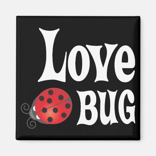 Love Bug - Marienkäfer Magnet (Vorne)
