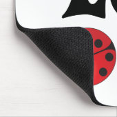 Love Bug - Marienkäfer Mousepad (Ecke)