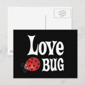 Love Bug - Marienkäfer Postkarte (Vorne/Hinten)