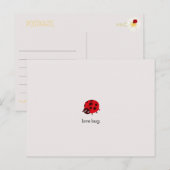 Love Bug Postkarte (Vorne/Hinten)